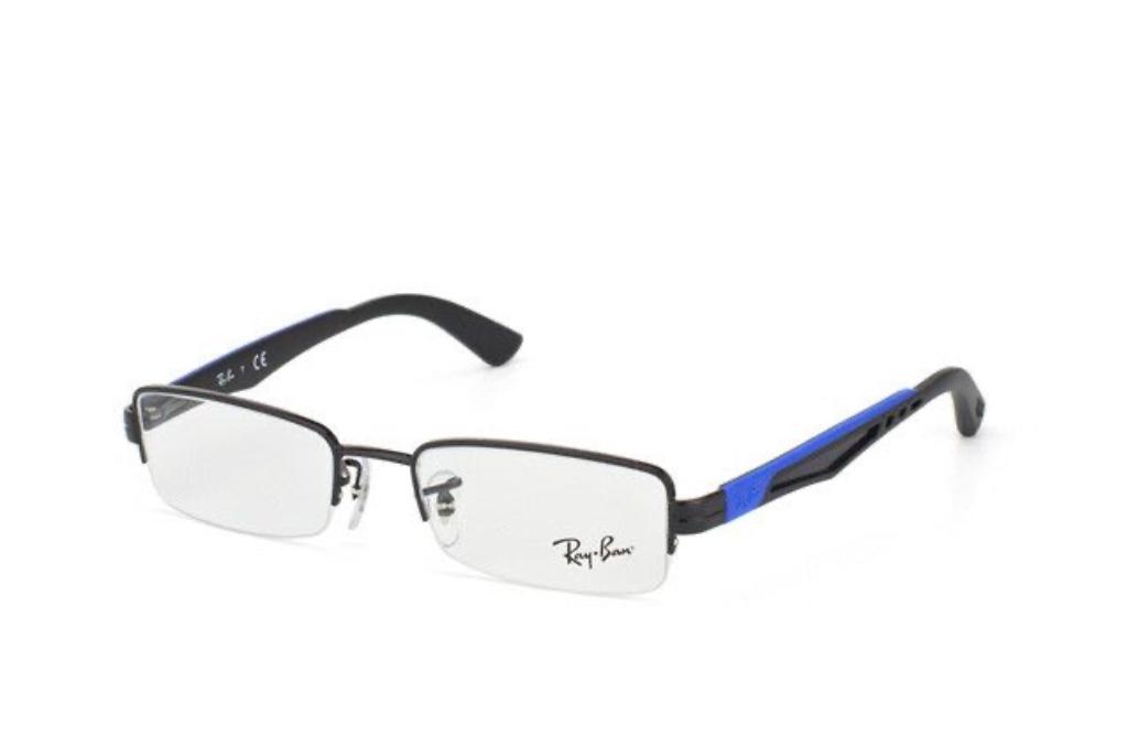 Lunettes Ray Ban demi-cerclées RB6264, Gebruikt, Blauw, Ophalen of Verzenden, Ray-Ban