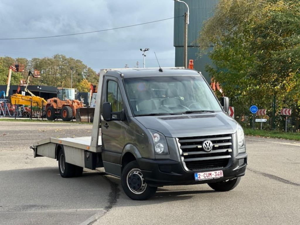 Volkswagen Crafter 2.5 TDI Oprijwagen | Bluetooth | Winch, Auto's, 2378 kg, Zwart, Volkswagen, 120 kW