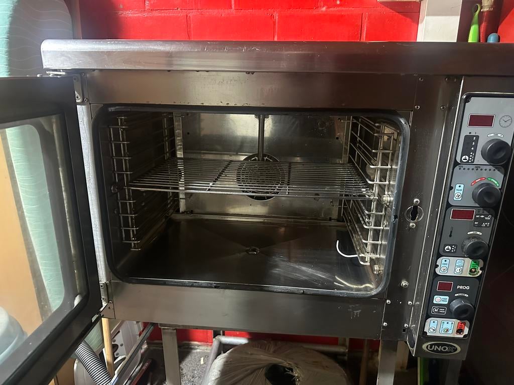Professionele UNOX horeca oven – inox – met onderstel, Comme neuf, Enlèvement, 60 cm ou plus, Vapeur
