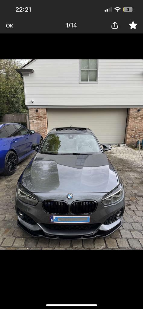 Bmw 120i 2018 f21, Autos, Argent ou Gris, Achat, Euro 6, Carnet d'entretien
