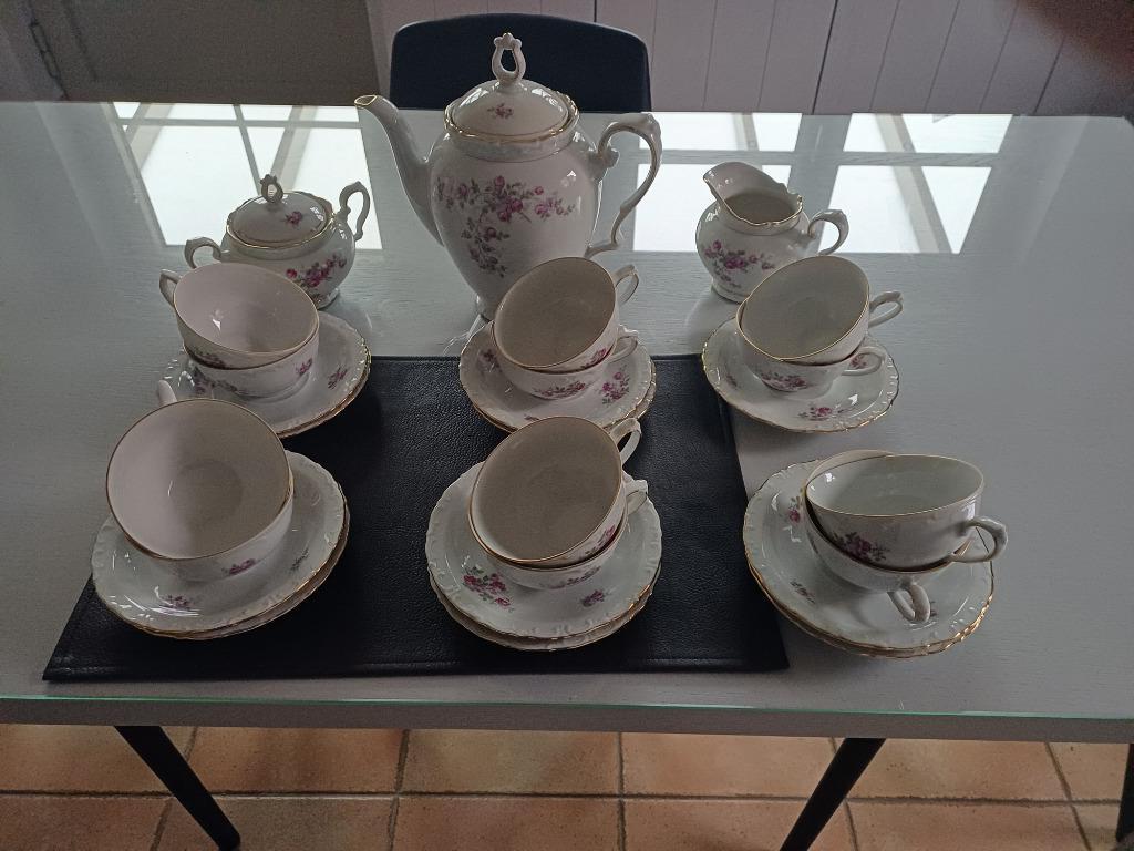 Koffierservies, Huis en Inrichting, Keuken | Servies, Ophalen, Zo goed als nieuw, Overige stijlen, Porselein