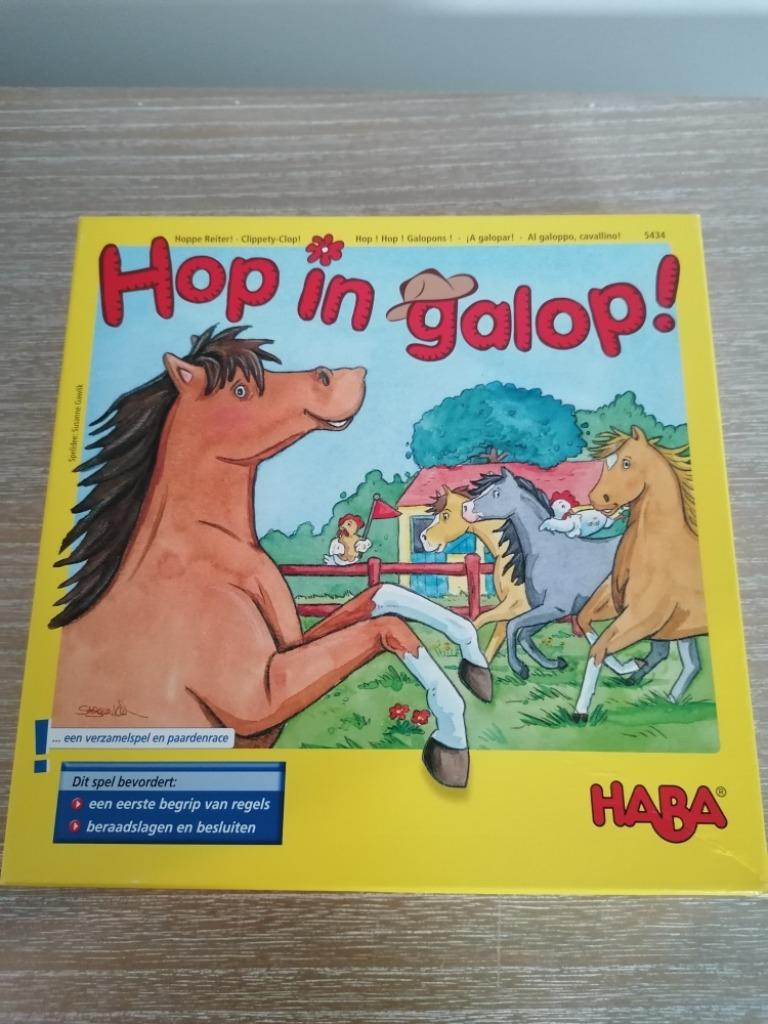 Hop in Galop – Haba, Hobby en Vrije tijd, Gezelschapsspellen | Bordspellen, Ophalen, Zo goed als nieuw, HABA