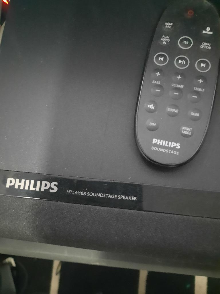 Philips SoundStage HTL 4110b, Ophalen of Verzenden, Bluetooth, Zo goed als nieuw
