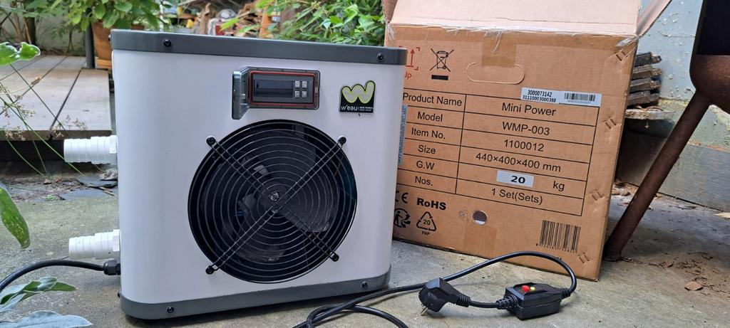 Warmte pomp W'eau mini power zwembad, Ophalen