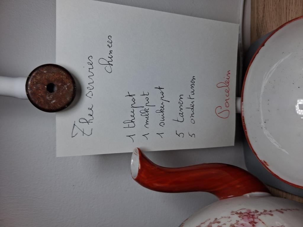 Chinese thee servies , oud,., Ophalen