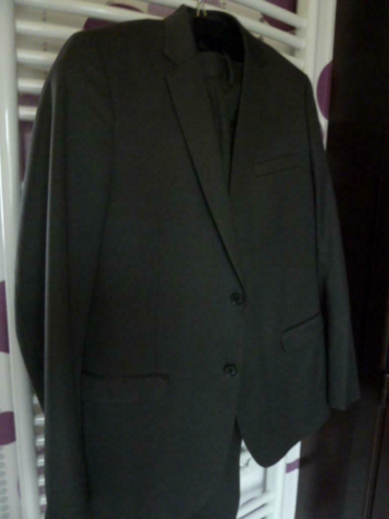Costume de marque JULES gris, ligné, T.52, Jules, Gris, Enlèvement, Taille 52/54 (L)