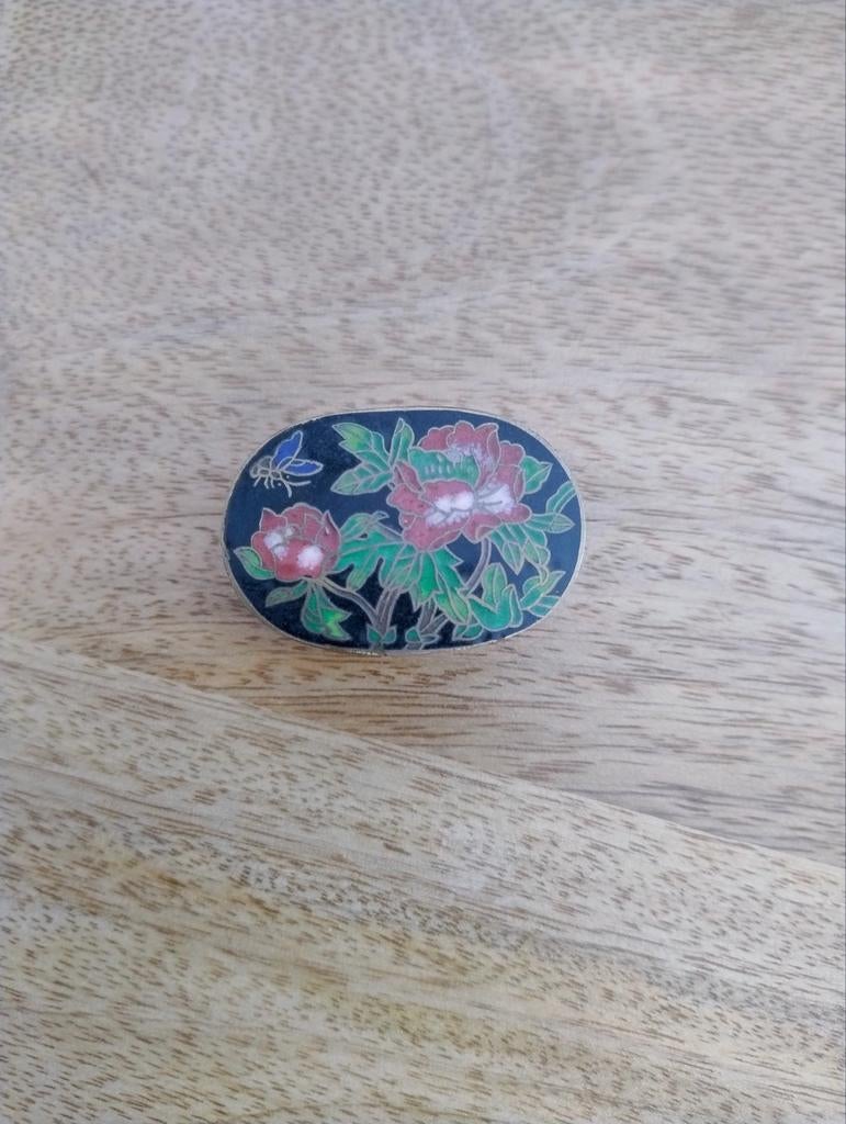 Pillendoosje cloisonné, Verzamelen, Ophalen of Verzenden, Zo goed als nieuw