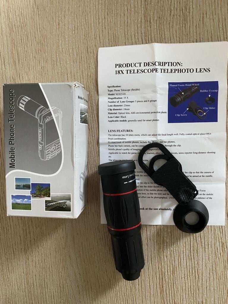 téléphone portable telescope, Télécoms, Enlèvement ou Envoi, Neuf