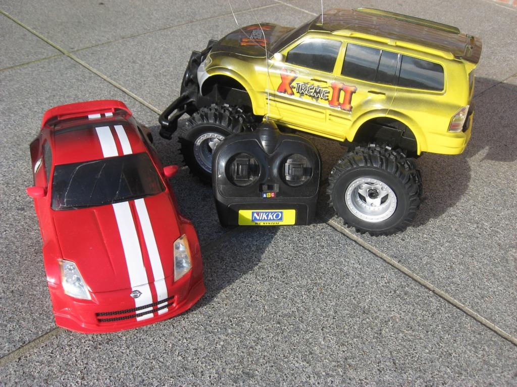 NNIKKO rc cars - X-treme II en Nissan 350Z 2003, Hobby en Vrije tijd, Modelbouw | Radiografisch | Auto's, Gebruikt, Ophalen