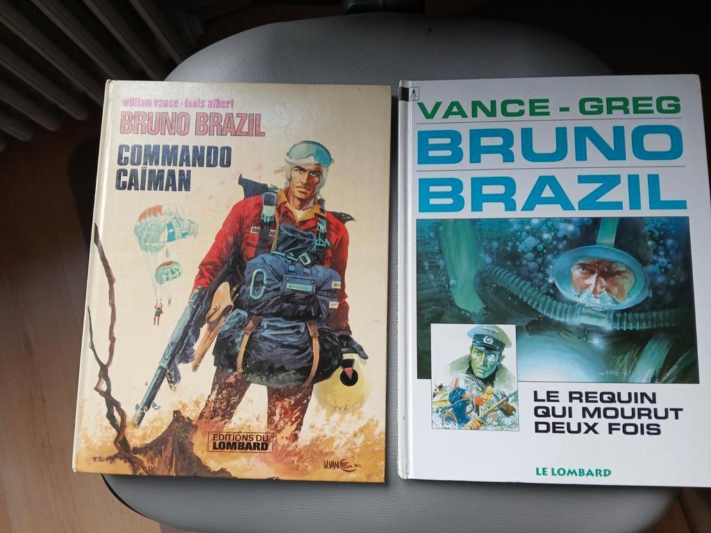 Bruno Brazil deux titres Vance, Plusieurs BD, Enlèvement ou Envoi, Utilisé