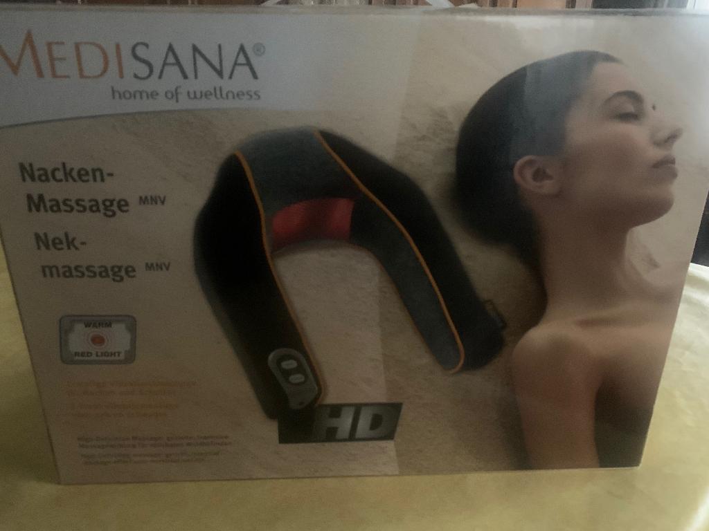 Medisana nek massage kussen, Ophalen