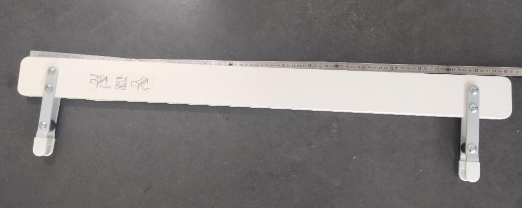 BEDrail WIT 90 x 18 cm, Ophalen, Zo goed als nieuw, Hoogslaper of Stapelbed, Minder dan 140 cm