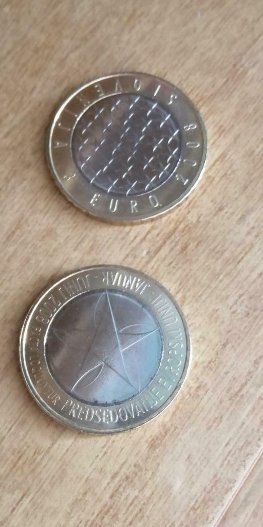 Piece de monnaie 3 euro Slovenia 2008, Envoi, Slovénie, Autres valeurs, Monnaie en vrac