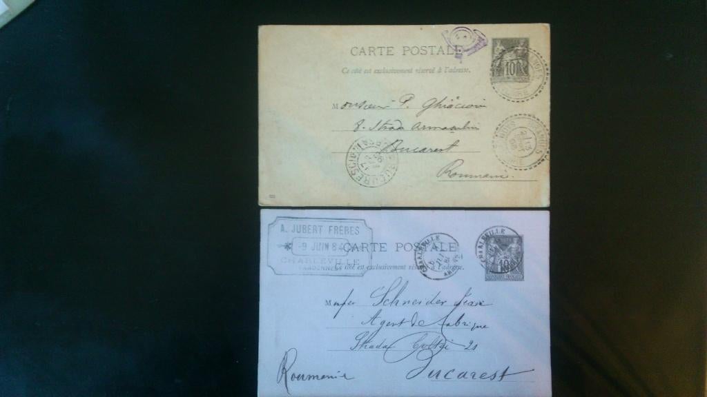 Carte-Lettre France-Roumanie, Timbres & Monnaies, Lettres & Enveloppes | Étranger, Envoi, Lettre