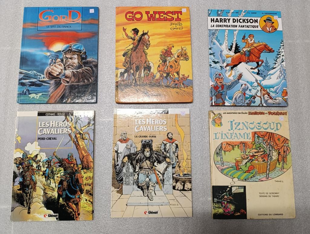 BD Go West Gord 2 Harry Dickson 6 Héros cavalier 1 2 Iznogou, Enlèvement ou Envoi, Utilisé