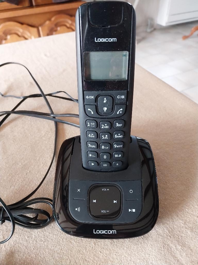 Draadloze telefoon met antwoordapparaat, Ophalen, Zo goed als nieuw, 1 handset