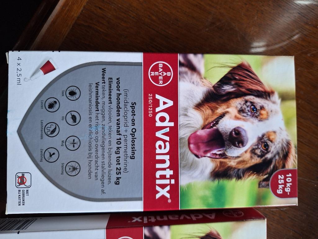 Advantix hond 10 kg-25 kg, 9 dosissen, Dieren en Toebehoren, Ophalen of Verzenden, Nieuw