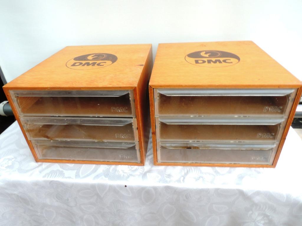 2 anciennes boîtes de mercerie DMC, Enlèvement ou Envoi, Utilisé