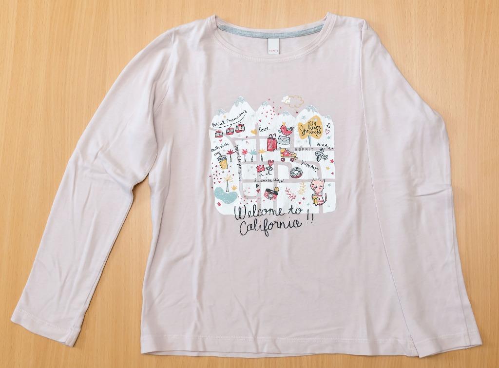 Roze T-shirt Esprit, maat 116/122, Kinderen en Baby's, Kinderkleding | Maat 116, Gebruikt, Meisje, Ophalen of Verzenden, Esprit