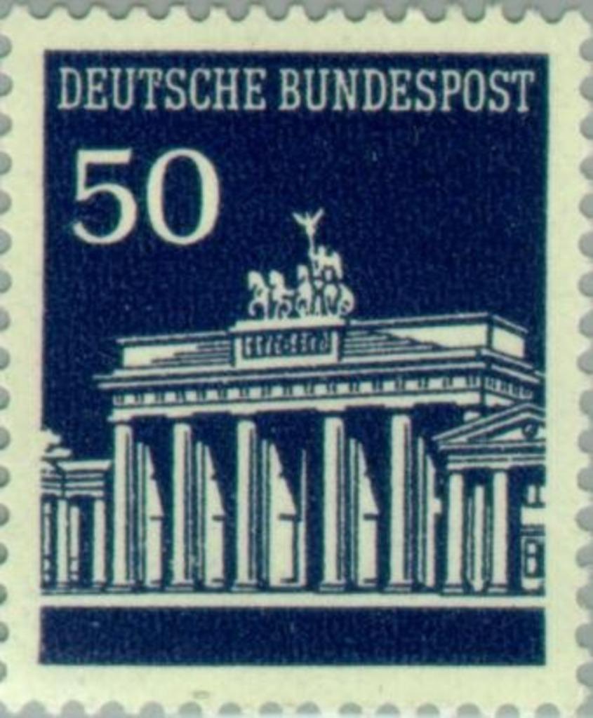 Y&T 371 Michel 509 - Gebouwen - 1966 zonder gom X, Ophalen of Verzenden, BRD, Postfris