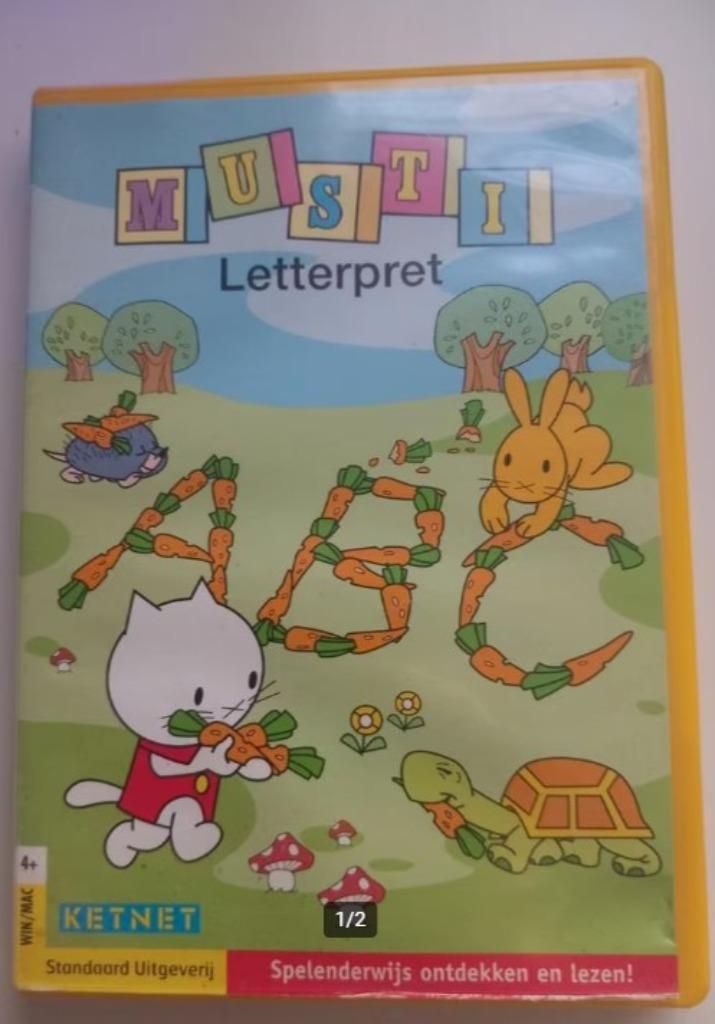 CD-ROM Musti Letterpret Ketnet Ontdekken en Lezen Bruna, Ophalen of Verzenden, Educatief