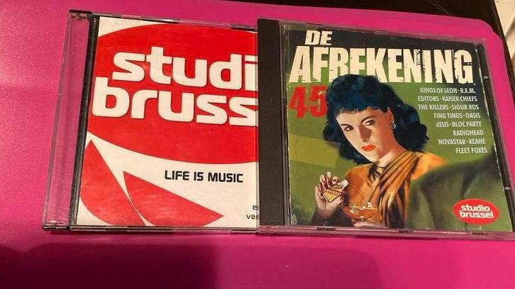 DUBBELE CD DE AFREKENING 45 / STUDIO BRUSSEL !, Cd's en Dvd's, Cd's | Verzamelalbums, Zo goed als nieuw, Ophalen of Verzenden