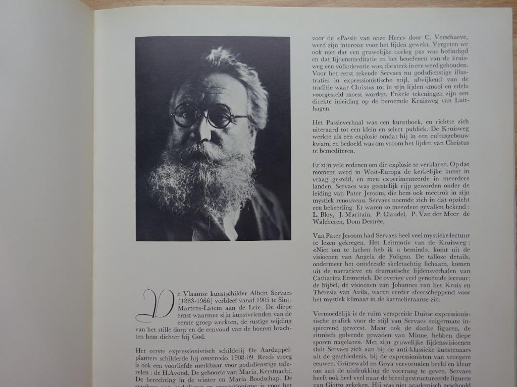 Albert Servaes, de kruisweg van Luithagen, 1975, Boeken, Ophalen of Verzenden, Gelezen, Schilder- en Tekenkunst