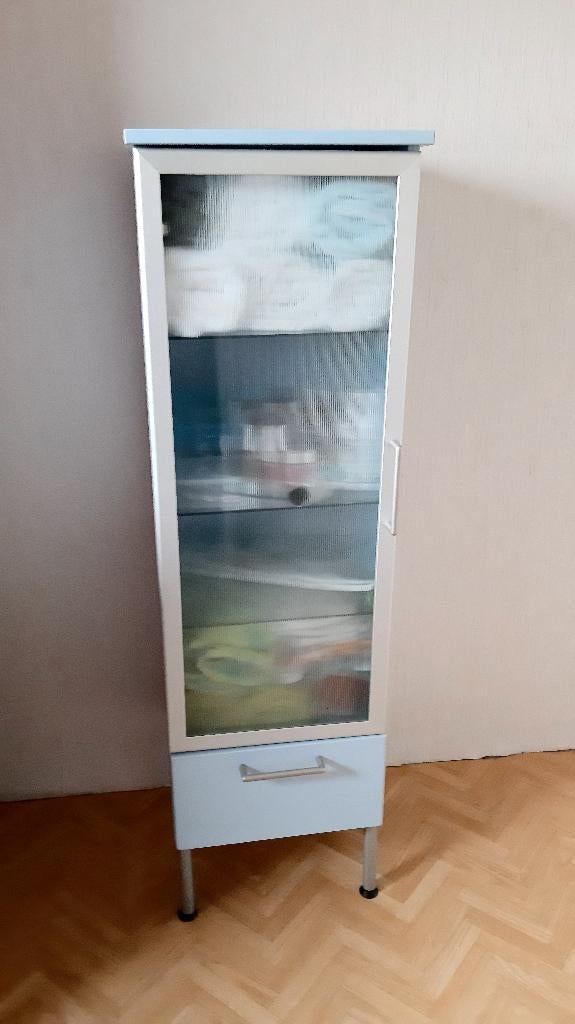 Badkamer kast en hangkast, Ophalen, Minder dan 50 cm, Gebruikt, 100 tot 150 cm