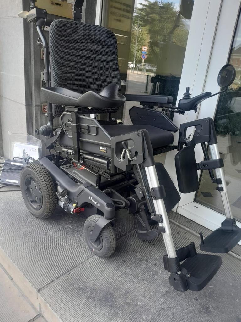 Quickie Q400r elektrische rolstoel PMR nieuwstaat, Ophalen of Verzenden, Zo goed als nieuw, Elektrische rolstoel