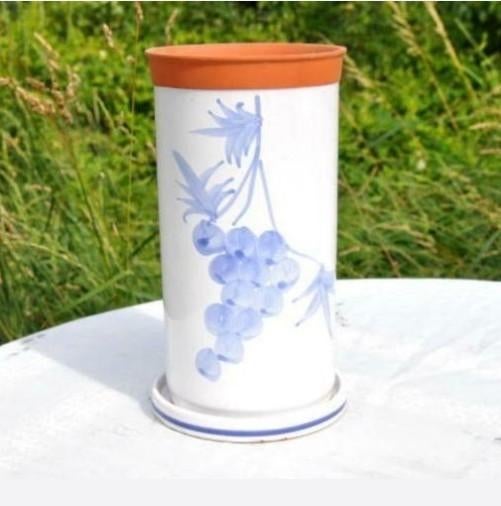 § rafraichisseur de bouteille en terre cuite avec coupelle, Maison & Meubles, Accessoires pour la Maison | Porte-bouteilles, Enlèvement ou Envoi