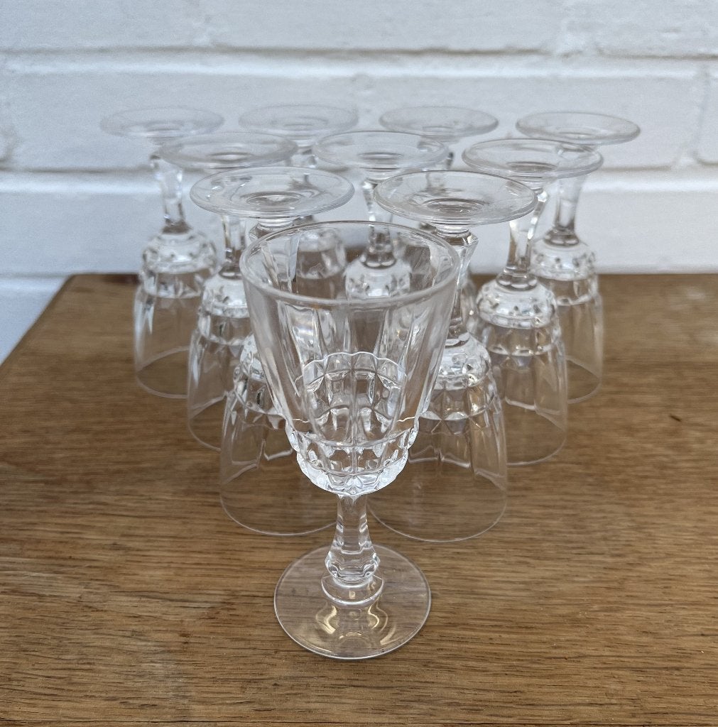 Likeur glas Caton-stijl (10) (SNELVERKOOP), Enlèvement, Utilisé, Verres et Verres à shot