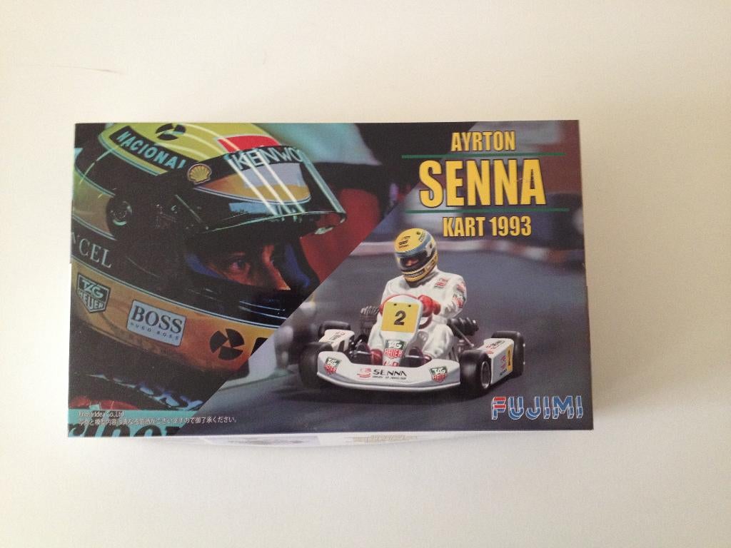 Fujimi Ayrton Senna Kart 1993, Hobby en Vrije tijd, Modelbouw | Auto's en Voertuigen, Fujimi, Auto, Groter dan 1:32, Nieuw