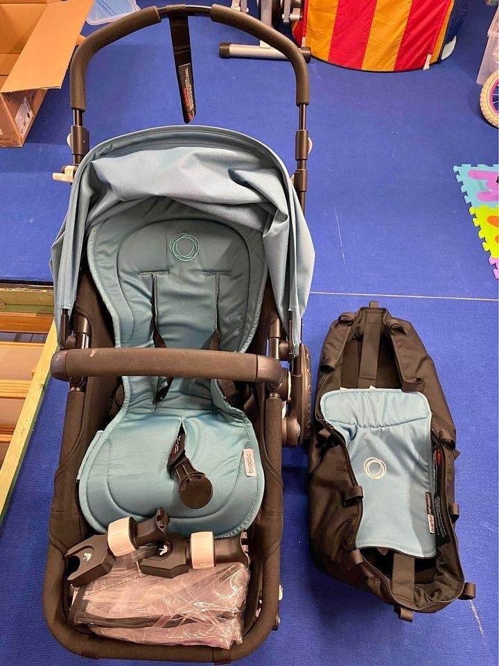 Bugaboo Cameleon 3 buggy petrol blue, Ophalen, Zo goed als nieuw, Zonnekap