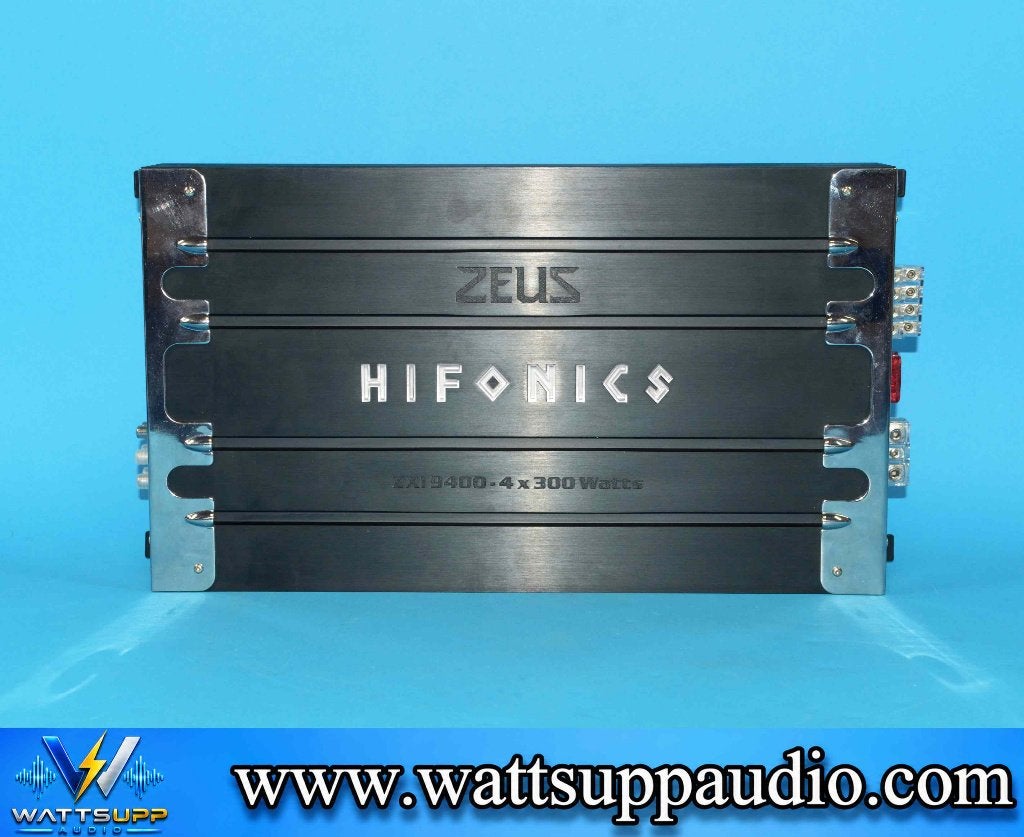 Hifonics ZXI9400 4 kanaals versterker 1200W RMS, Auto diversen, Autospeakers, Ophalen of Verzenden, Gebruikt