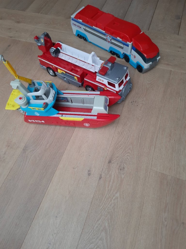 Ensemble de 3 véhicules Paw Patrol, Enlèvement ou Envoi, Utilisé