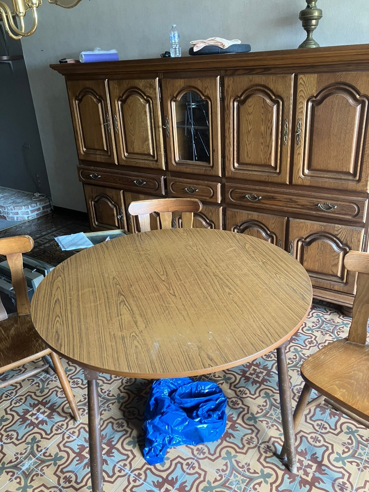 Kast en tafel, Antiek en Kunst, Ophalen