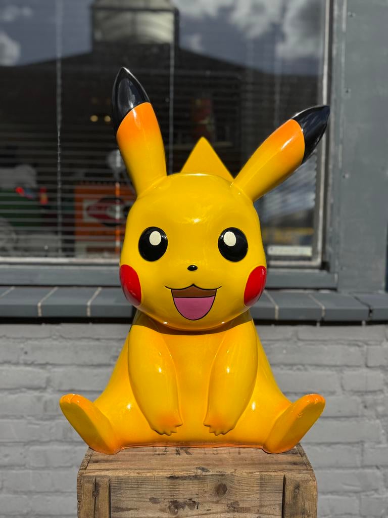 Groot Pikachu beeld Pokemon, Verzamelen, Ophalen, Zo goed als nieuw, Fantasy