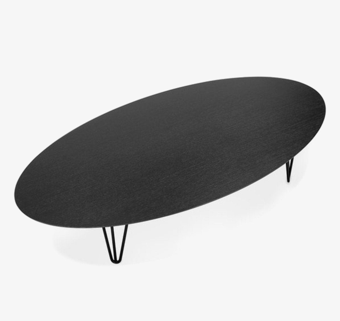 Zwarte salontafel, Ophalen, Gebruikt, 50 tot 100 cm, 150 tot 200 cm