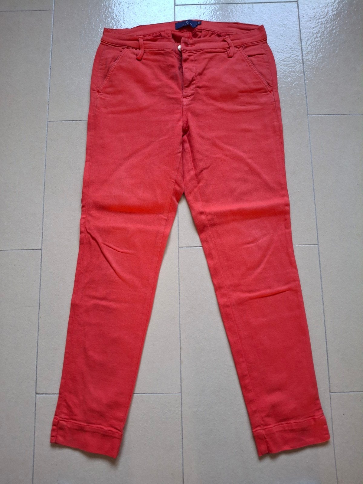 oranje broek Xandres mt 30, Kleding | Dames, Maat 38/40 (M), Oranje, Ophalen of Verzenden, Gedragen