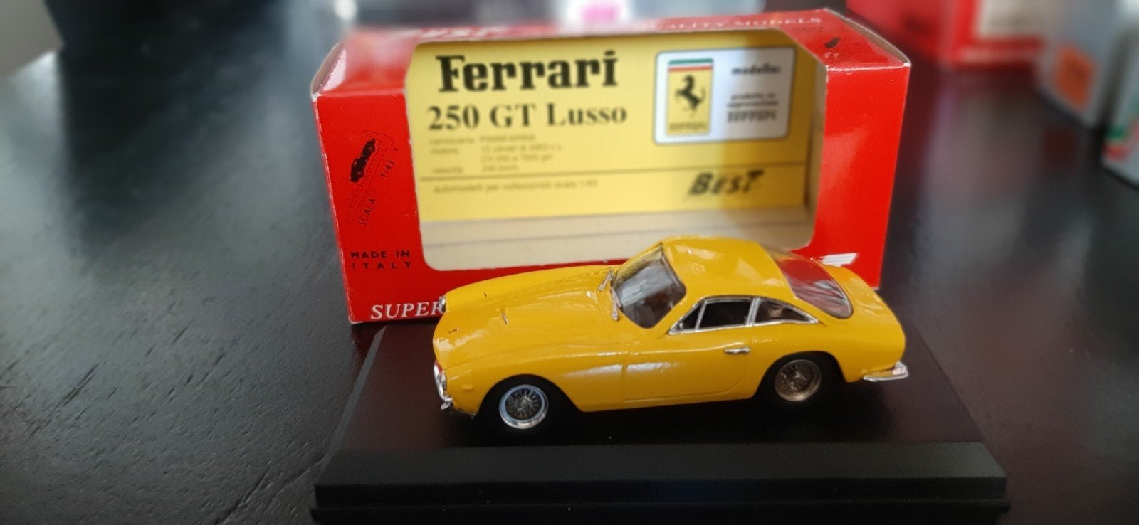 Ferrari 250 GTL Best 9077 Stradale jaune, Enlèvement ou Envoi