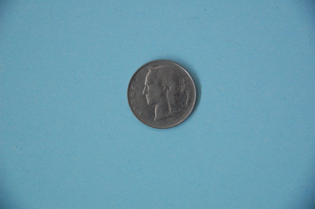 MISSLAG : 1 Franc 1962 FR met  1962 en RAU dubbel, Postzegels en Munten, Munten | België, Verzenden, Losse munt