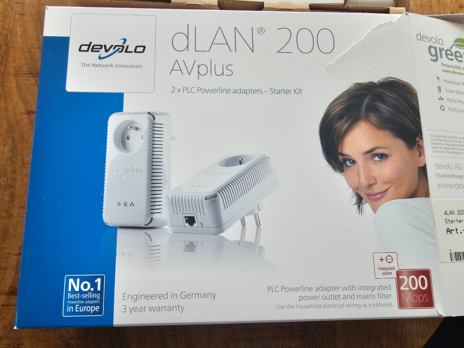 Devolo dLAN 200 AVplus Starter Kit, Ophalen, Zo goed als nieuw, Devolo