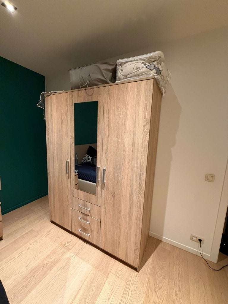 kleerkast, Ophalen, 200 cm of meer, 150 tot 200 cm, Glas