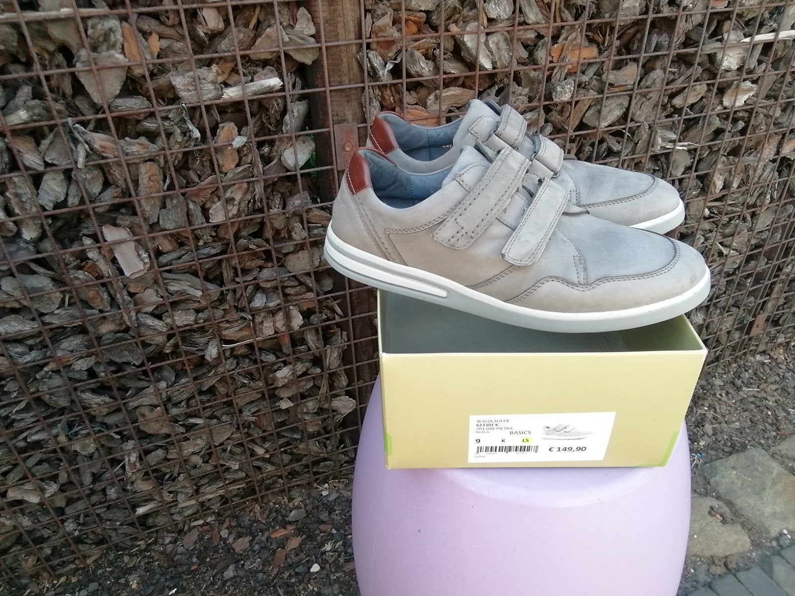 Herenschoenen Waldlaufer comfort, maat 43, extra breed, Ophalen