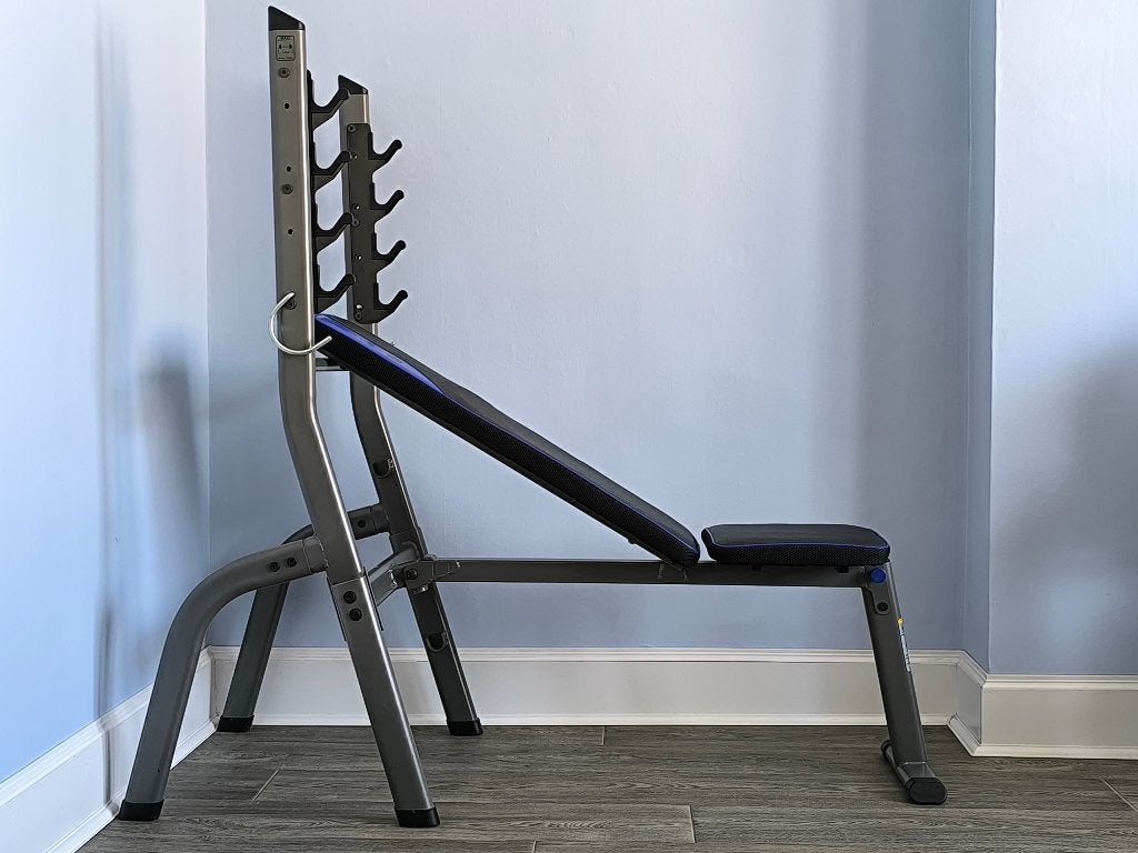Domyos Bench 100 Banc de fitness. En bon état, Enlèvement, Utilisé, Bras, Banc d'exercice