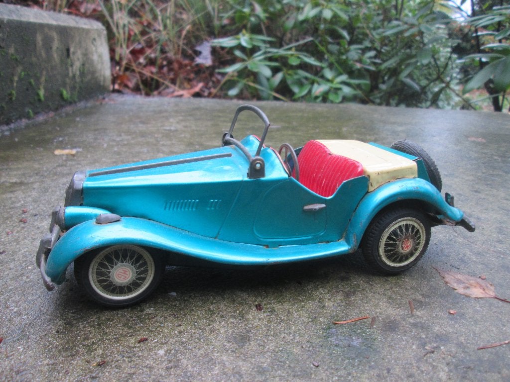 blikken speelgoed auto cabriolet made in japan jaren 60. TOP, Antiek en Kunst, Ophalen of Verzenden