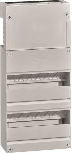 Lege kast 2 x 12 modulen 220x475mm - VKG22S, Verzenden