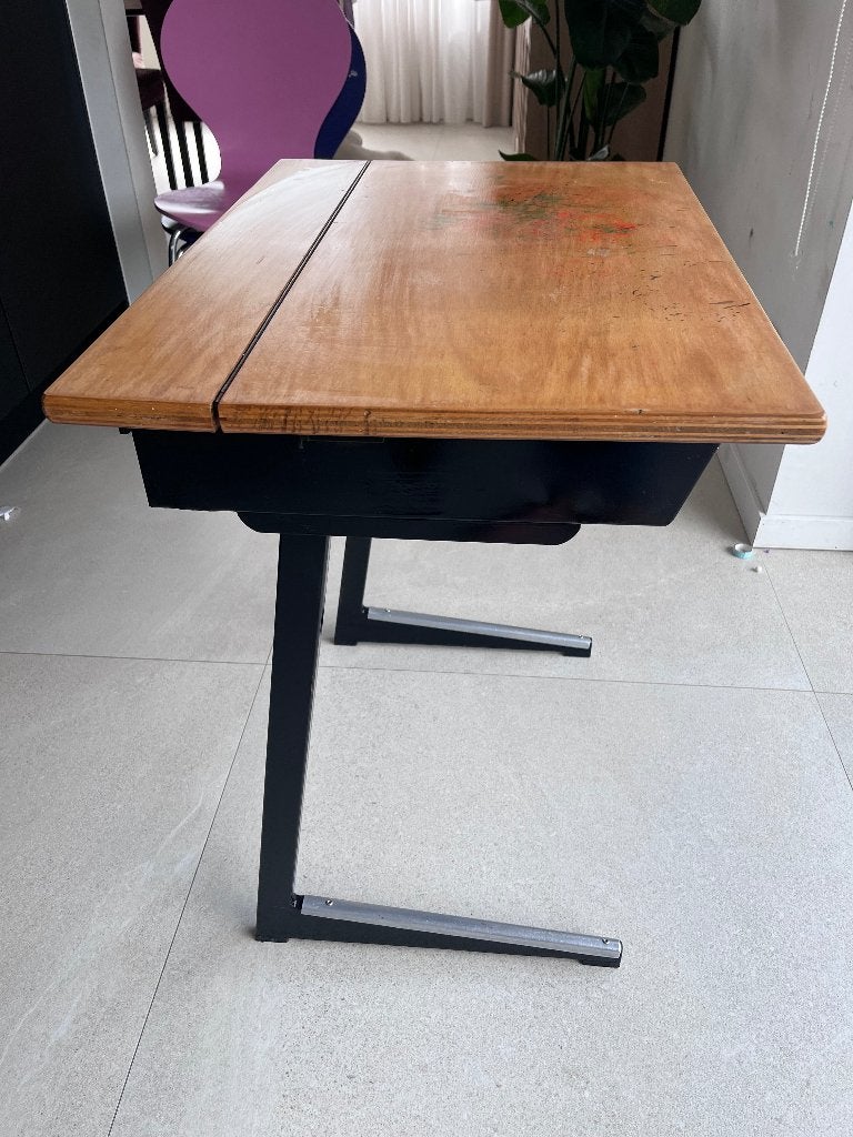 retro lessenaar, Huis en Inrichting, Ophalen, Gebruikt, Kinderbureau