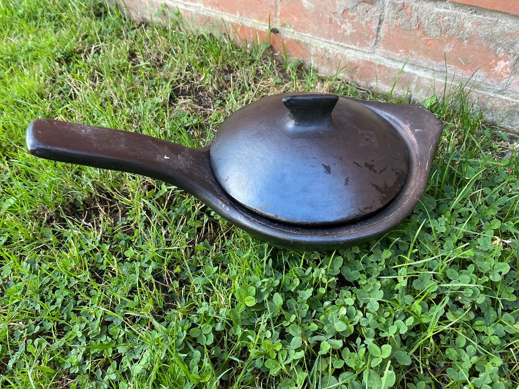 Terracotta pan, Ophalen, Gebruikt