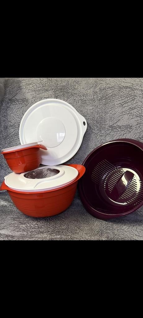 Nieuwe mengkom set van tupperware, Huis en Inrichting, Ophalen of Verzenden, Nieuw